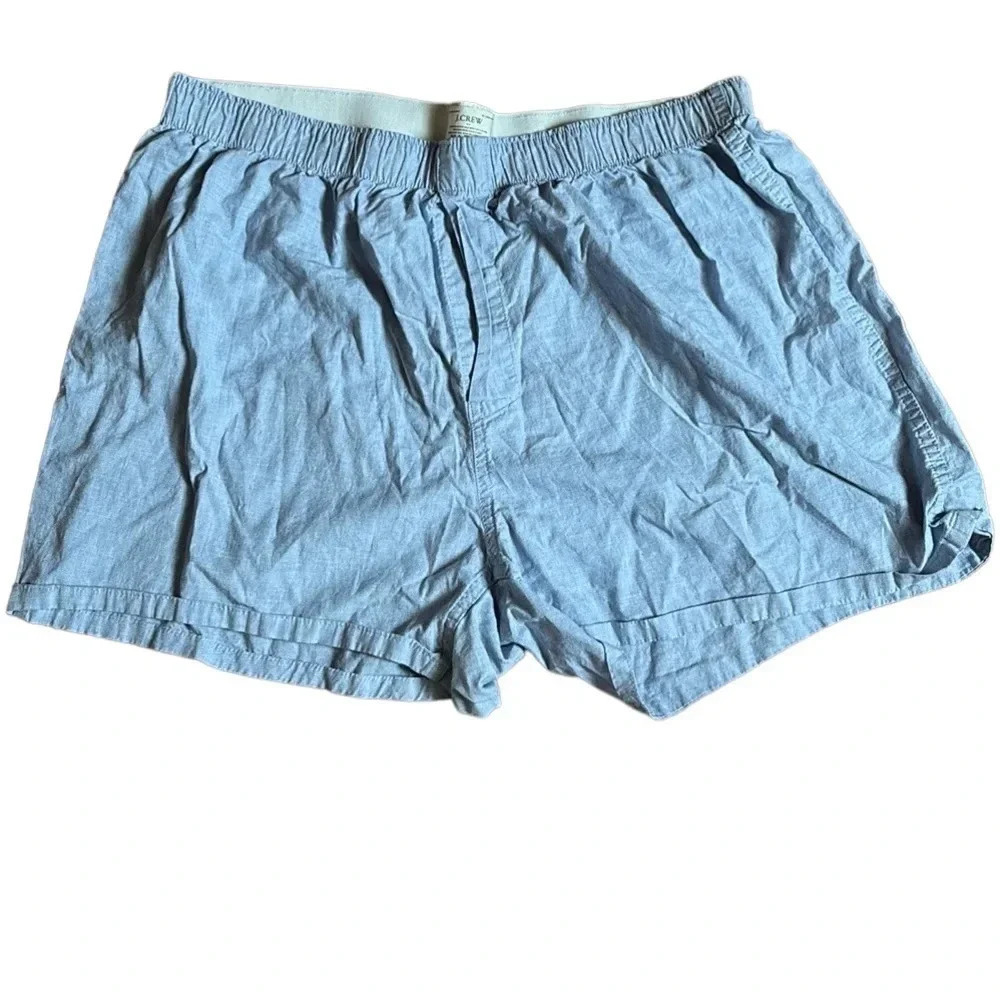 J. Crew Men's light blue wash Labrador Retriever Boxer Short  -Size XL (38-40)